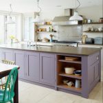 Farrow & Ball Brassica and Farrow & Ball Skimming Stone Kitchen