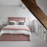 Farrow and Ball Sulking Room Pink Custom Bed