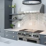 Grey Kitchen Painted in Mylands Drury Lane and Leadenhall