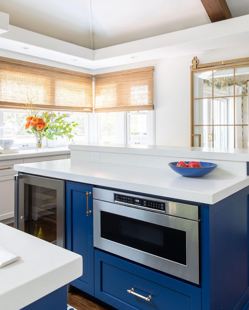 Kitchen Reno Painted in Sherwin Williams Salty Dog 