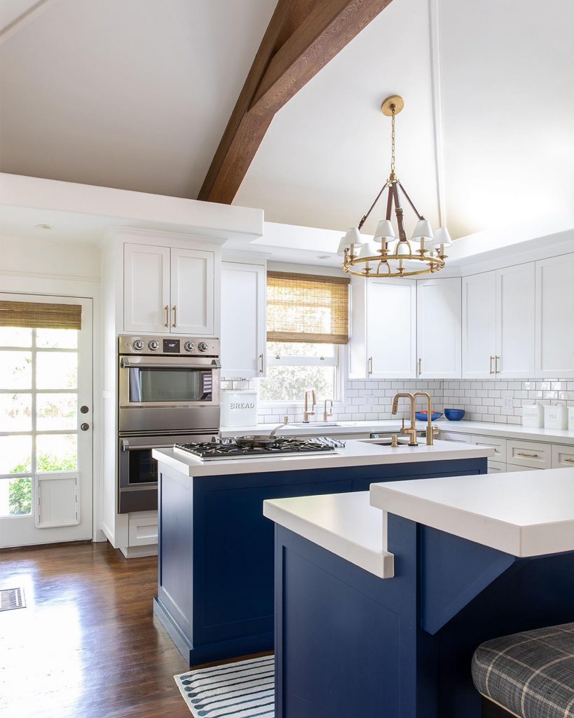 Kitchen Reno Painted in Sherwin Williams Salty Dog and Snowbound