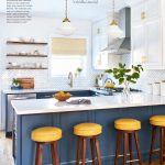 Modern Kitchen Renovation in Newburyport Blue