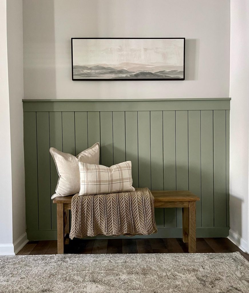Sherwin Williams Evergreen Fog paint color 2022