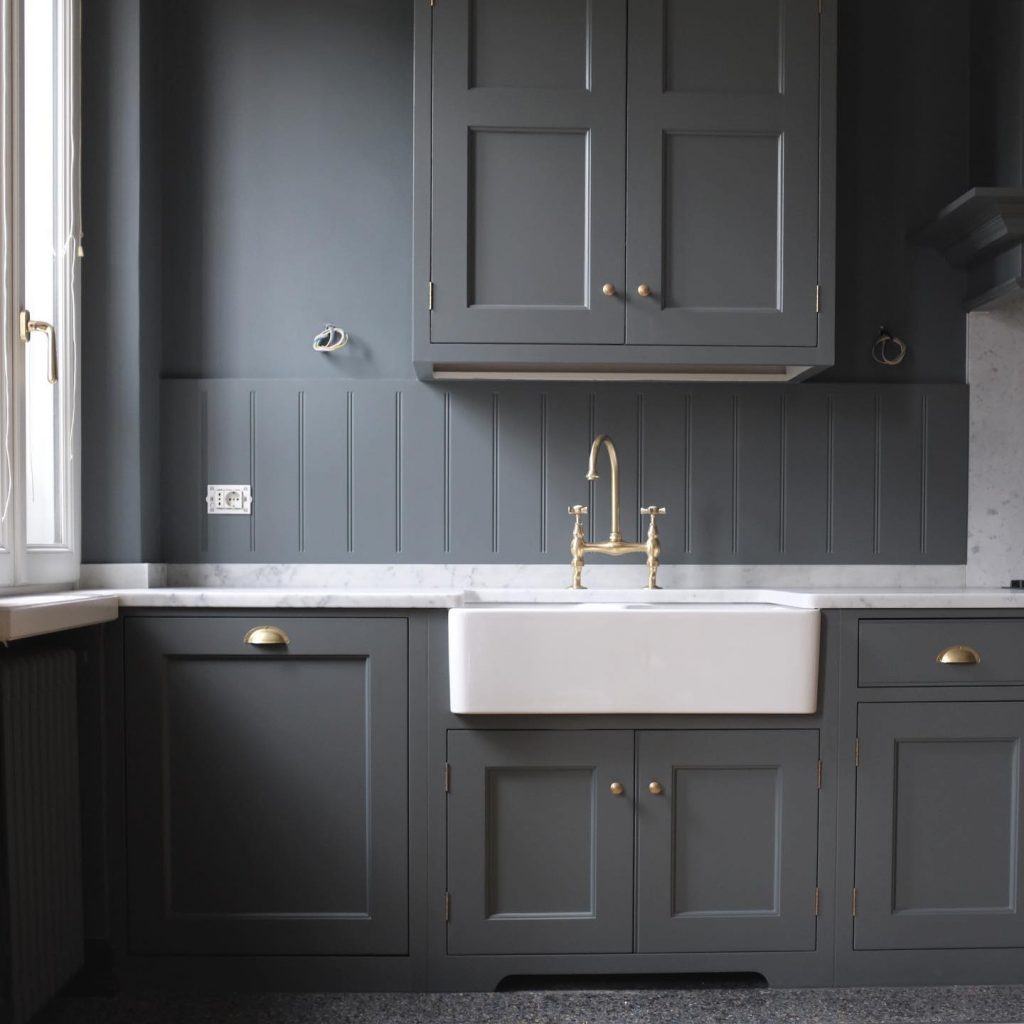 The Paint Makers Company Dutch Groove Kitchen Paint in Gray