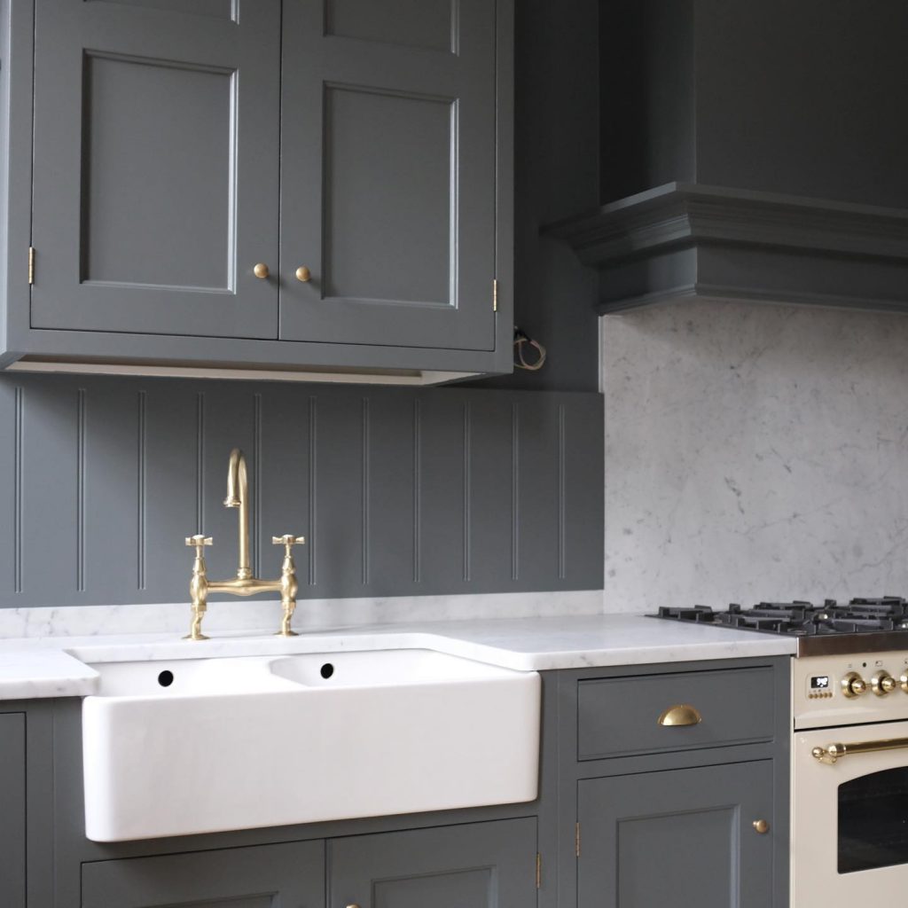 The Paint Makers Company Dutch Groove Kitchen Paint in Gray