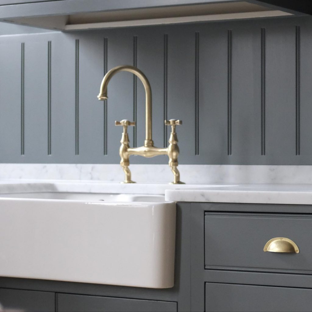 The Paint Makers Company Dutch Groove Kitchen Paint in Gray