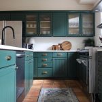 Kitchen Painted in Sherwin Williams Dard Hunter Green