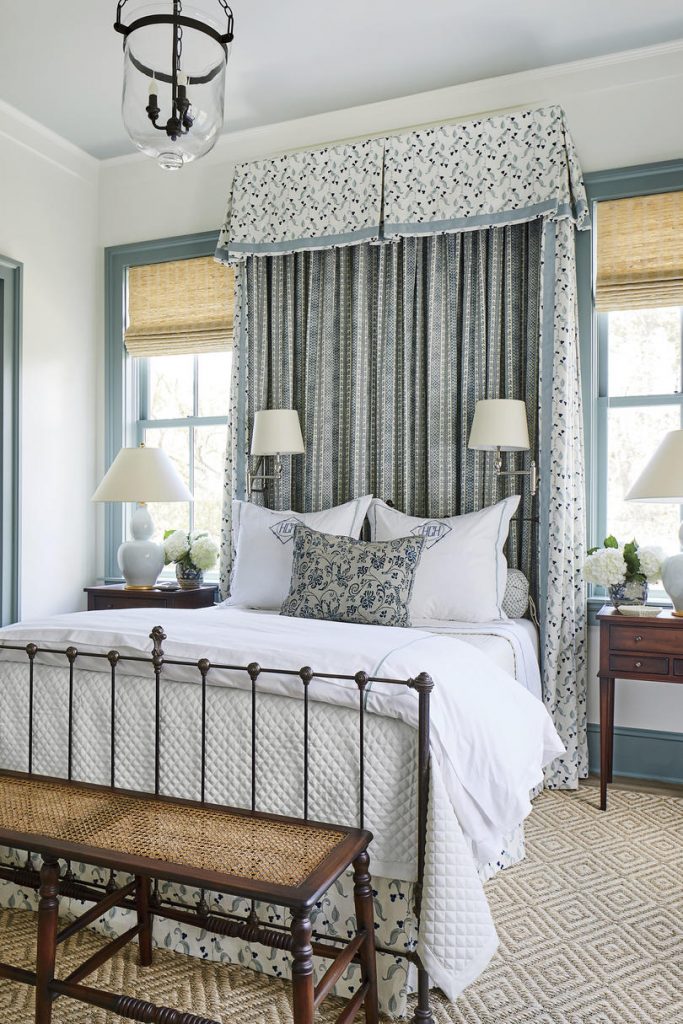 Sherwin Williams Jasper Stone paint color bedroom blue green