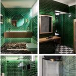 green subway tiles for the bathroom ideas