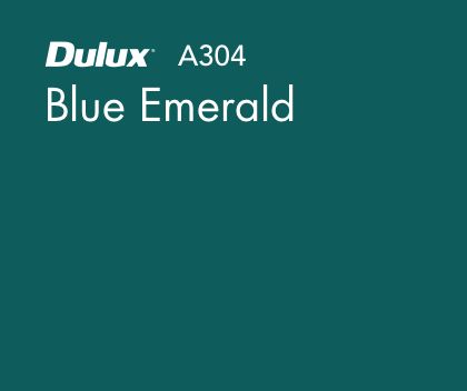 Dulux Blue Emerald