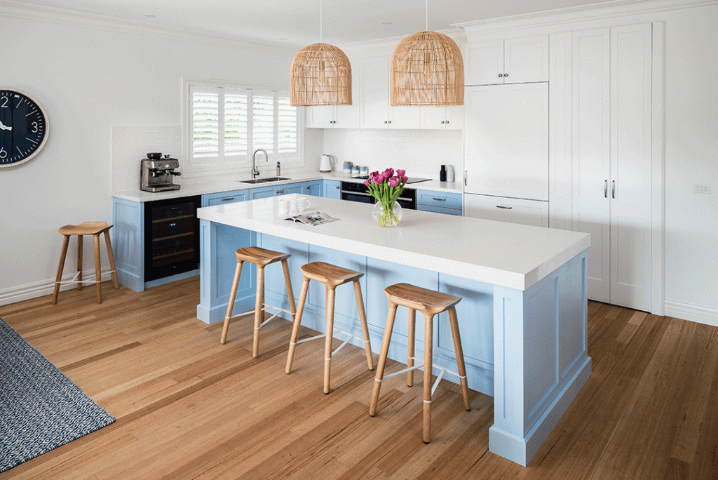 Pastel Blue Kitchen Cabinets Australia