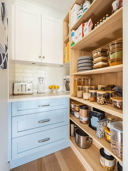 Pastel Blue Kitchen Cabinets Australia hamptons style butler's pantry