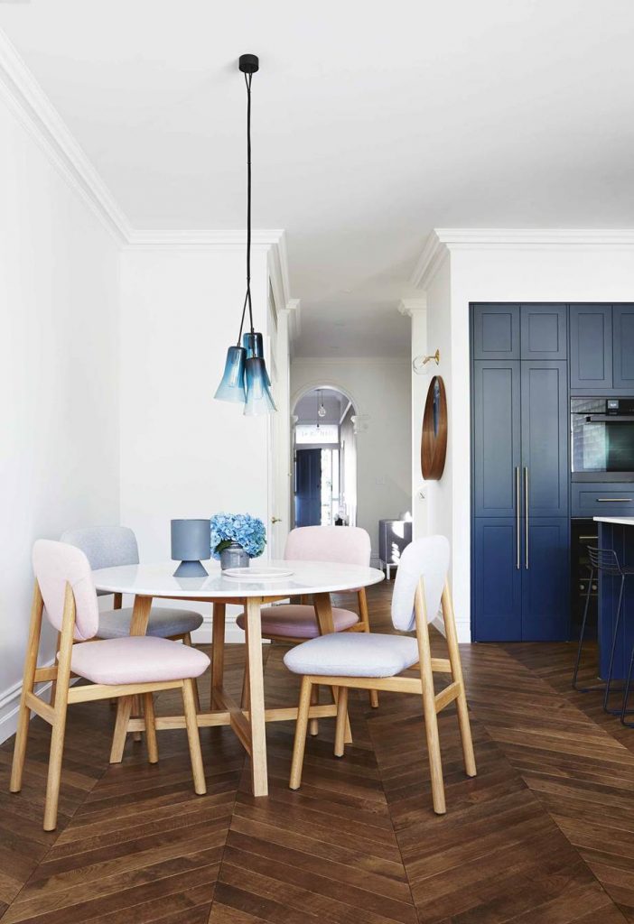 blue kitchen cabinets australia