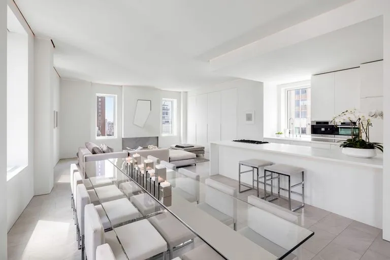 Awash in whites and greys kitchen trend