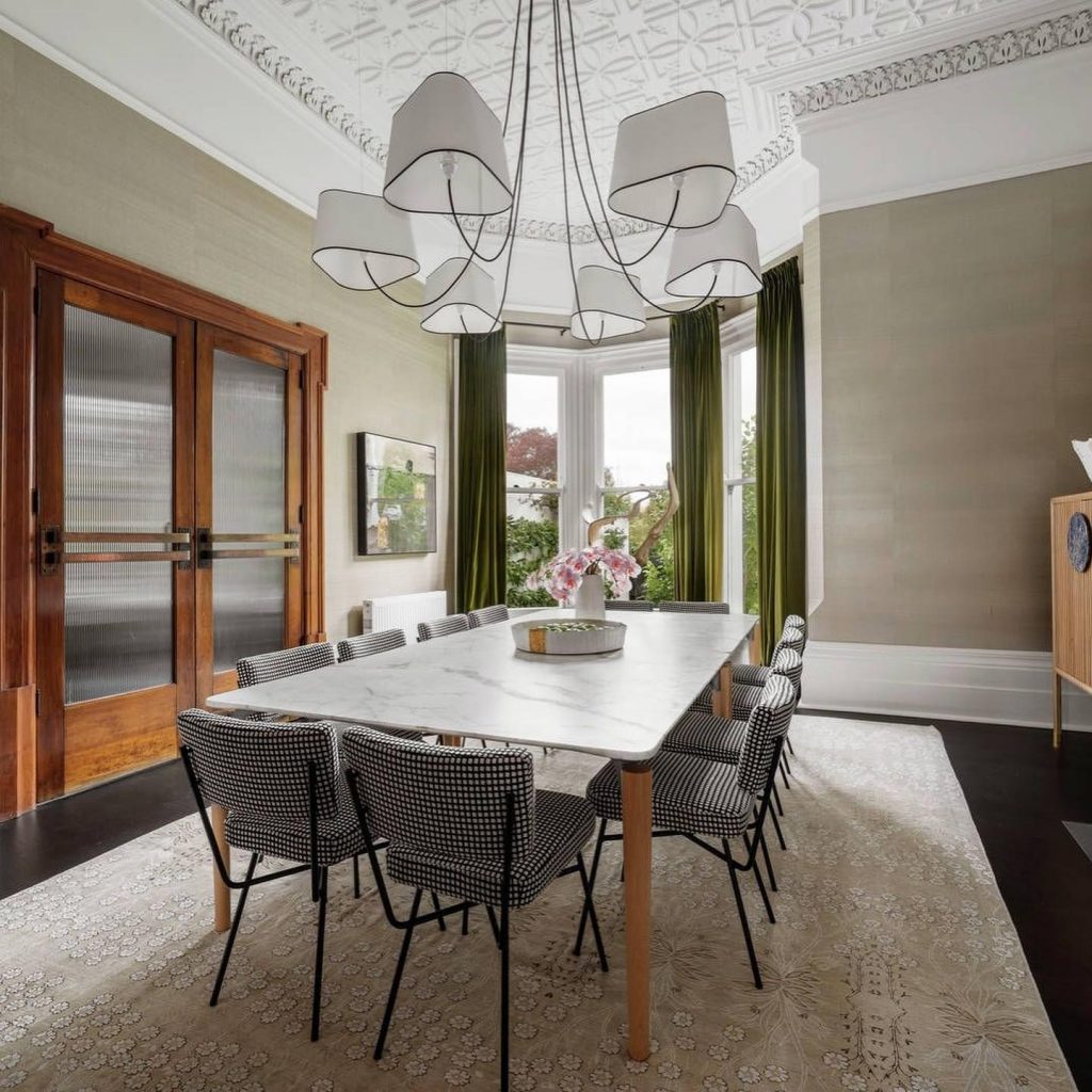 contemporary formal dining room