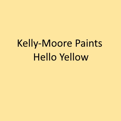 Kelly-Moore Paints Hello Yellow