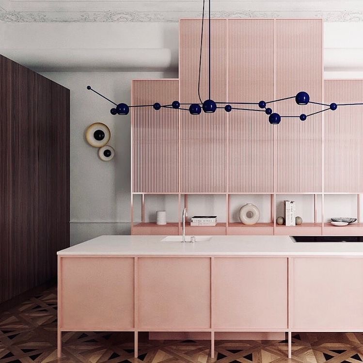 Pink Kitchen Cabinets Inspiration 2022
