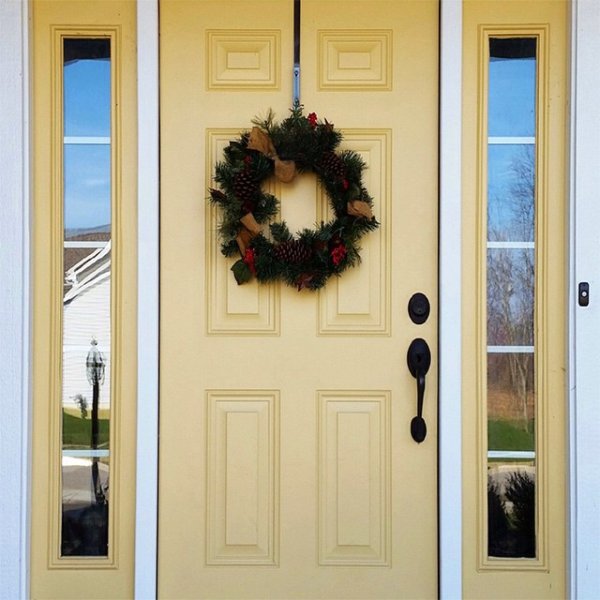 Sherwin Williams Butter up front door