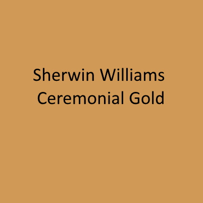 Sherwin Williams Ceremonial Gold