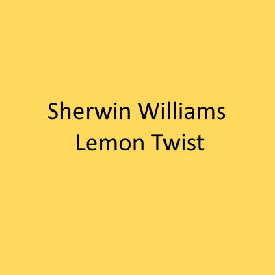 Sherwin Williams Lemon Twist