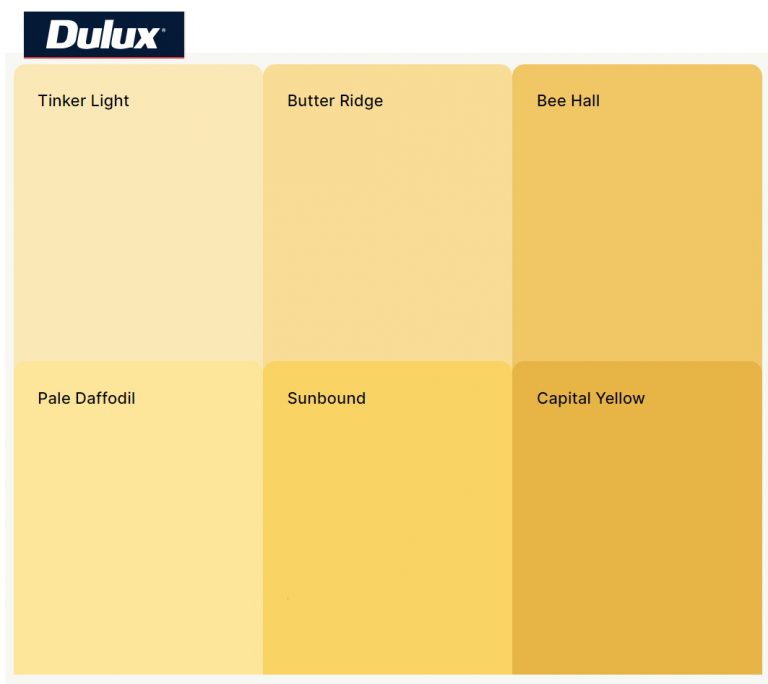Yellow Paint Colors Dulux 2022 Interiors By Color