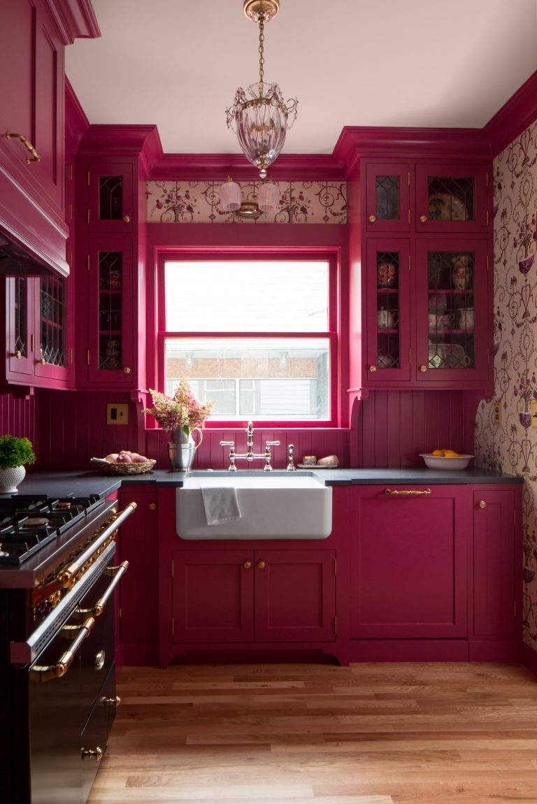 12+ Pink Paint Colors for Your Kitchen that are Inspirational!