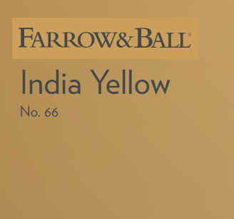 Farrow and Ball India Yellow
