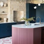 Inky Blue and Plum Scandi Style Kitchen Design