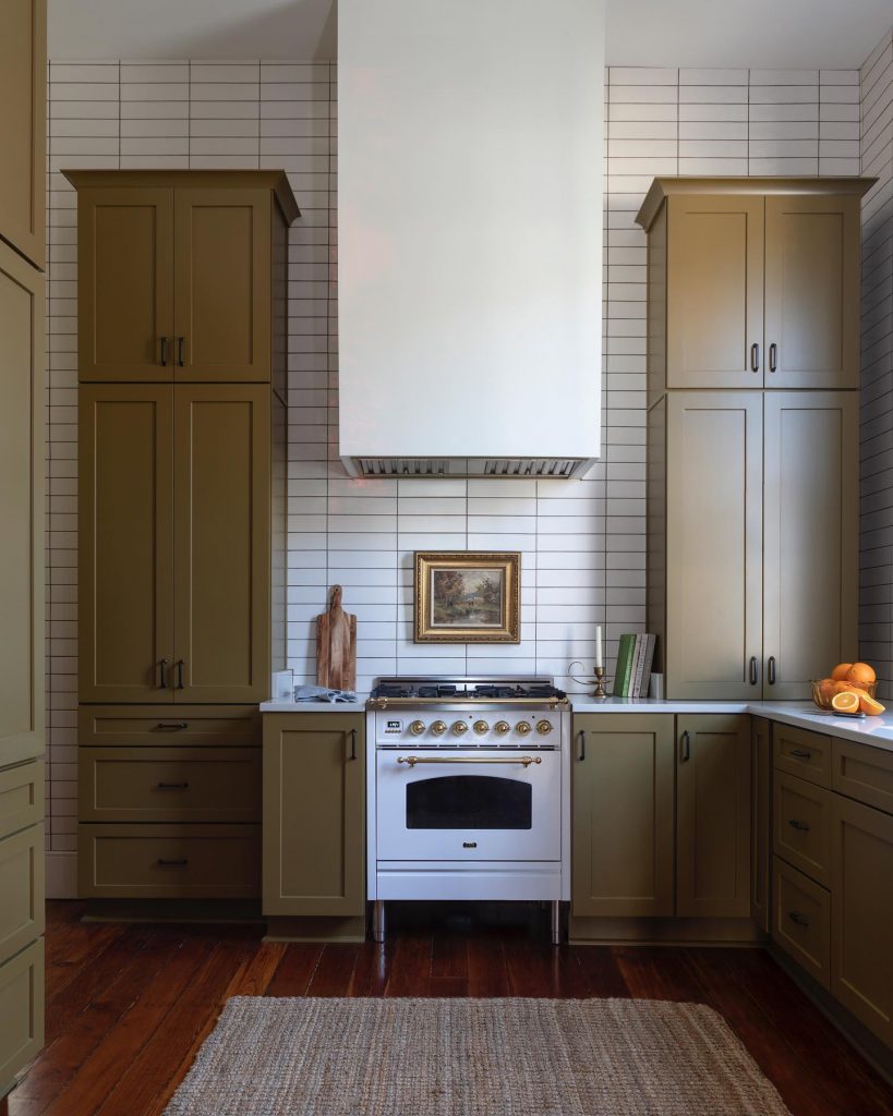 Sherwin Williams Eminent Bronze kitchen cabinets