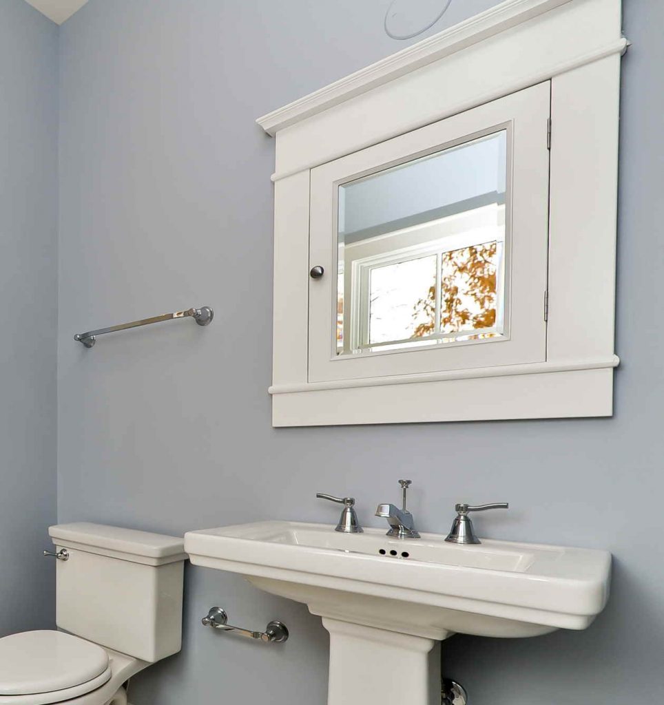 Sherwin Williams Upward bathroom