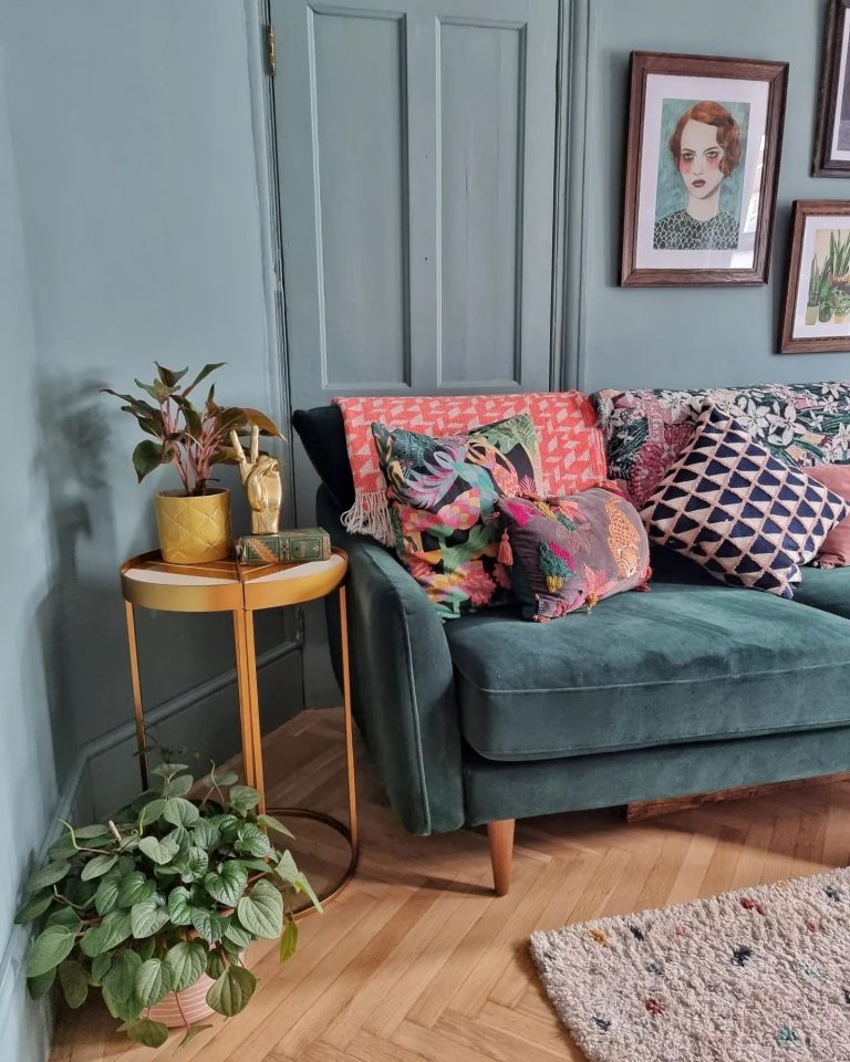 Dusty Blue Paint Colours Interiors By Color