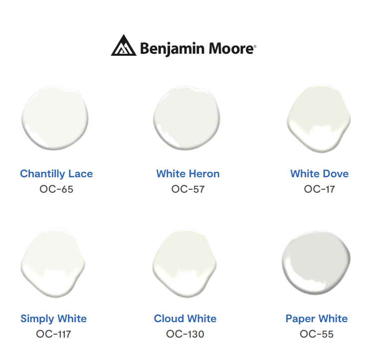 Benjamin Moore Best-Selling White Paint Colors Benjamin Moore