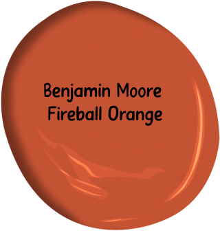 Benjamin Moore Fireball Orange