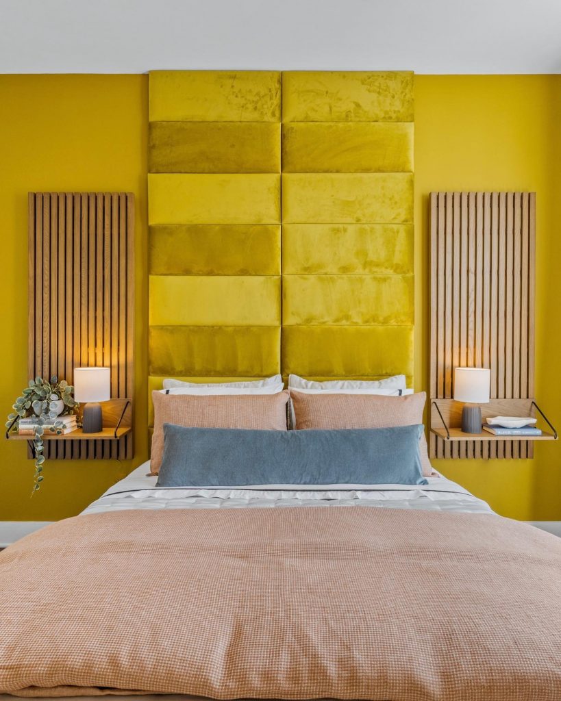 Sherwin Williams Nankeen bedroom walls gold SW Color Love