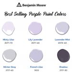 Benjamin Moore Best-Selling Purple Paint Colors