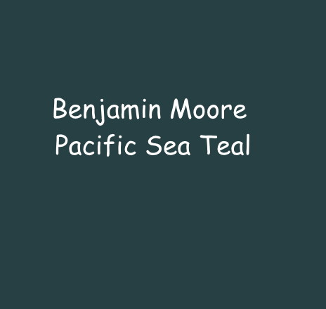 Benjamin Moore Pacific Sea Teal - Interiors By Color