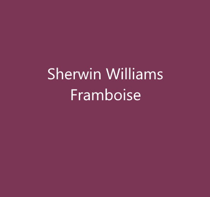 Sherwin Williams Framboise