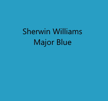 Sherwin Williams major blue