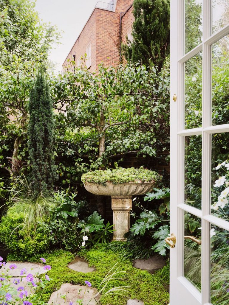 london style garden patio