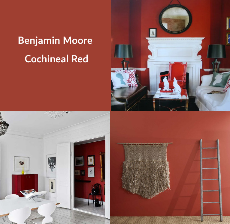 Benjamin Moore Cochineal Red paint color