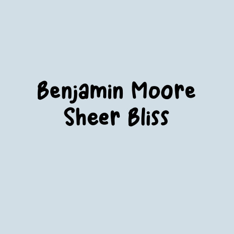 Benjamin Moore Sheer Bliss