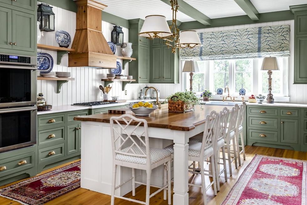 Cabinetry Paint Color, Louisburg Green by Benjamin Moore