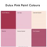 Dulux Pink Paint Colours