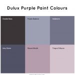 Dulux Purple Paint Colours