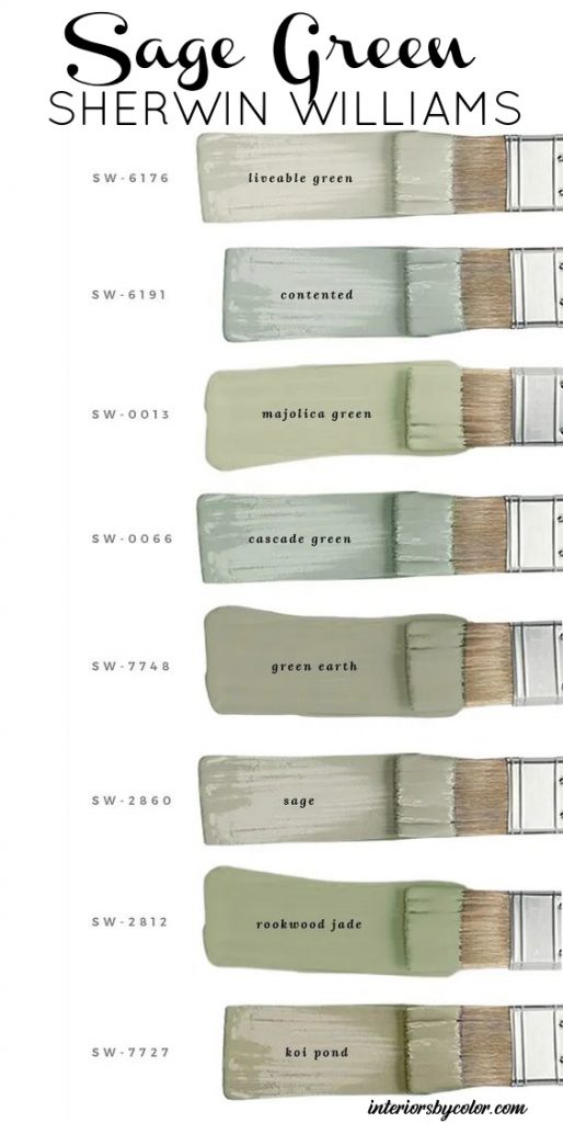 Sherwin Williams Sage Green Paint Colors