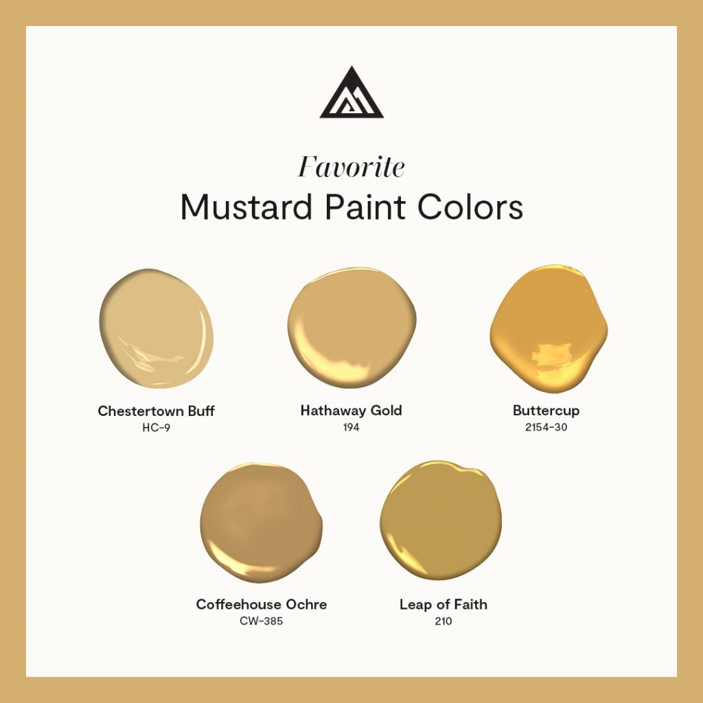 Benjamin Moore's Most Popular Mustard Paint Colors