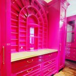 Fuchsia Glossy Interior Paint Color