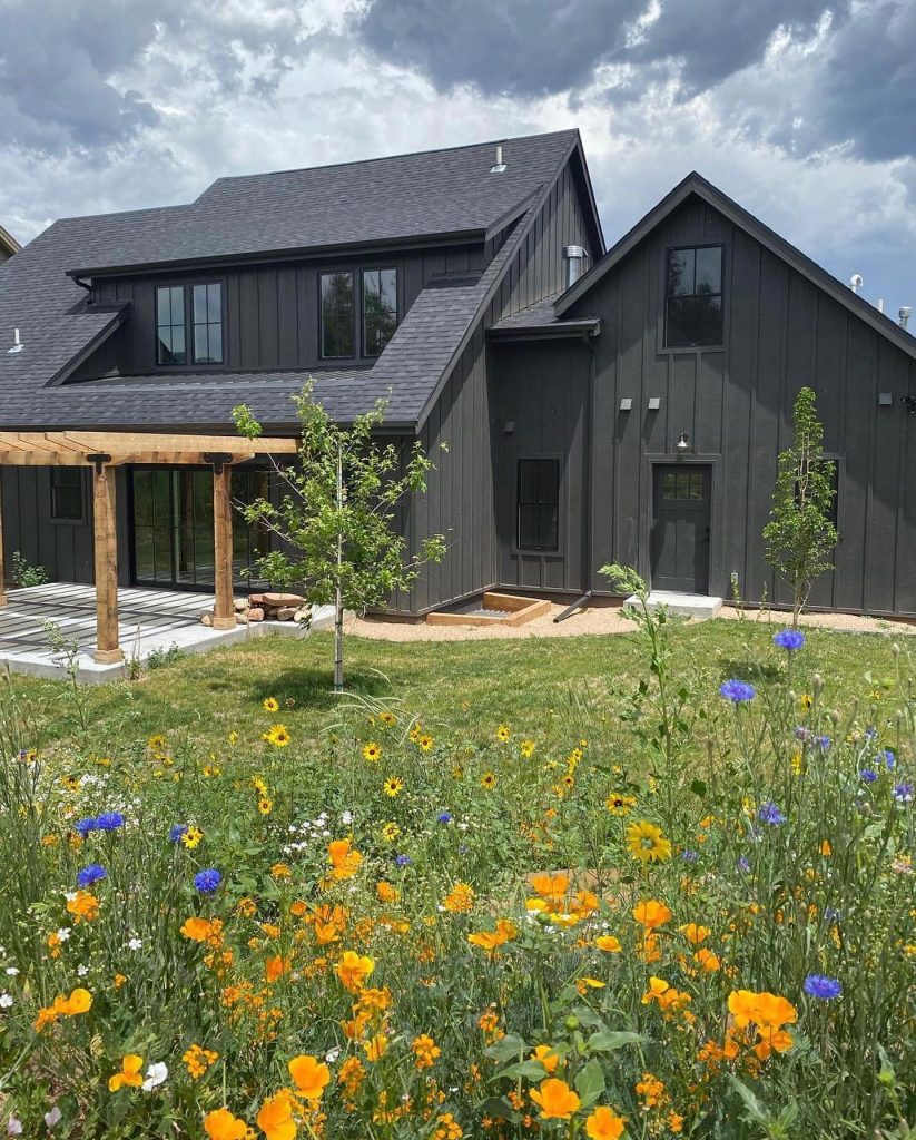 Modern Black Houses Exterior 0 black clad farmhouse