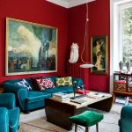 Bold Red Paint Color For Walls