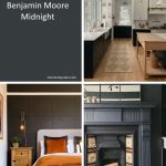 Benjamin Moore Midnight black paint